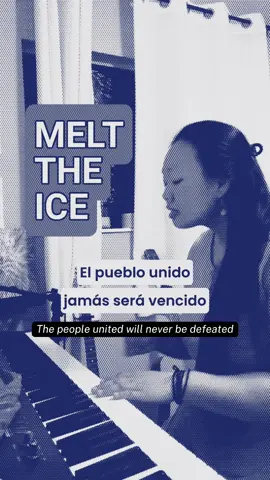 una canción - MELT THE ICE ❤️‍🔥🔥🧊 es decir #chingalamigra #stoptheiceraids #immigrantsmakeamericagreat #justiceforimmigrants  #standwithimmigrants #dueprocessmatters #elpueblounidojamasseravencido  #wekeepussafe An #originalsong (more or less, these ideas are from community) written in my first and second languages #ingles #espanol #spanglish For the collective, inspired by #immigrants who make our communities greater and those protecting and supporting humans who have migrated for a better life. Know your rights when interacting with 🧊: -Don’t talk to them -Don’t open the door for them -Don’t sign anything -They can’t do anything legally without a judicial warrant -You have the right to speak with a lawyer