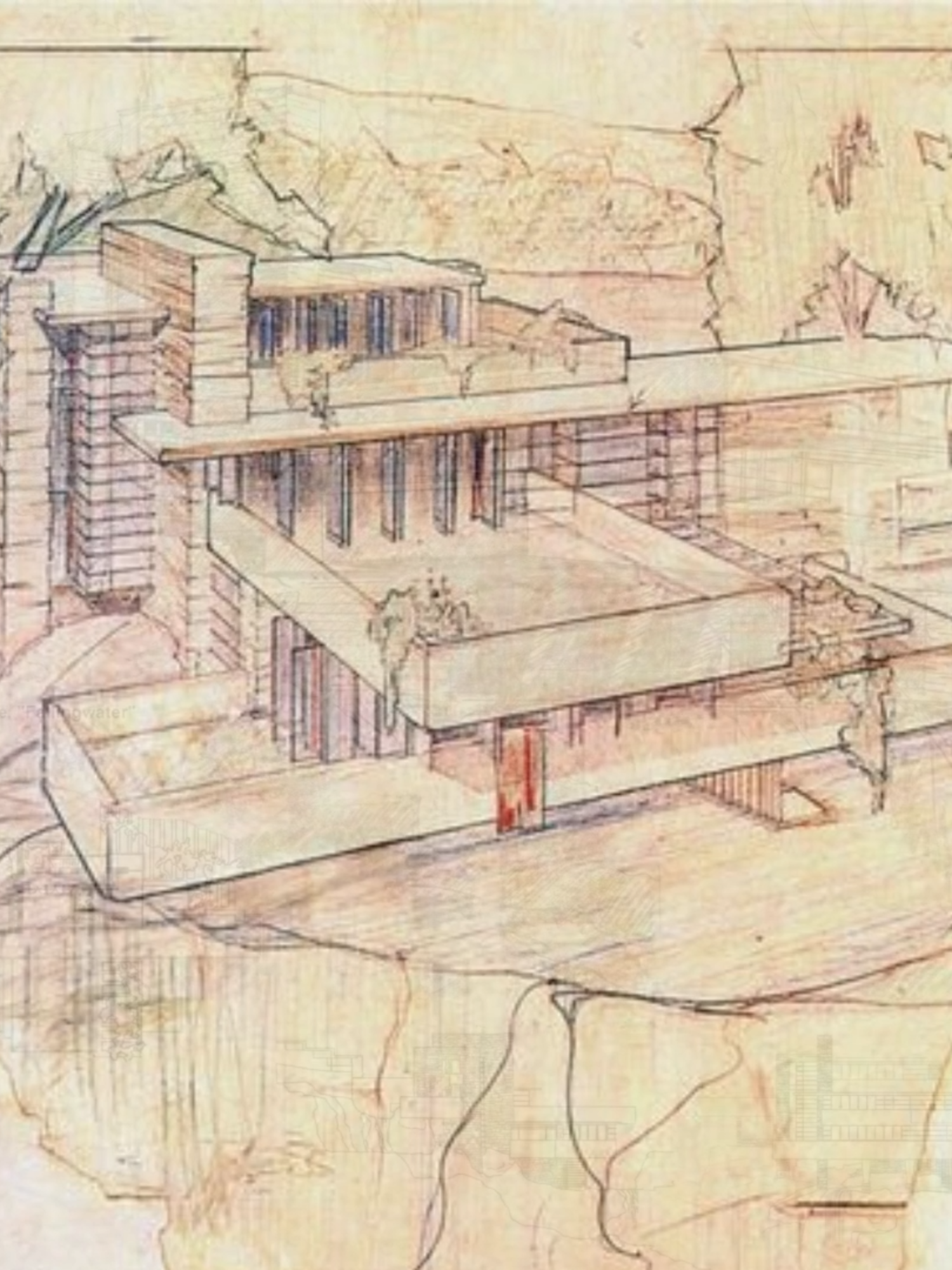 🌊 El cliente pidió una casa con vista a la cascada pero Frank Lloyd Wright fue más allá, la construyó sobre ella. Así nació Fallingwater (1935), una de las obras más emblemáticas del siglo XX. Diseñada para integrarse con su entorno, esta casa no solo desafió la gravedad, sino también la forma en la que entendemos la relación entre arquitectura y naturaleza. 📍Ubicada en Pennsylvania, EE. UU., se convirtió en un manifiesto vivo de la arquitectura orgánica, donde cada línea fluye con el paisaje, cada material respira con el entorno y el sonido del agua se convierte en parte del hogar. 🔍 Más que una casa, es una idea convertida en espacio. #Arquitectura#franklloydwright#diseño#organic#fallingwater#historia#estudiodyf#fyp#paratii