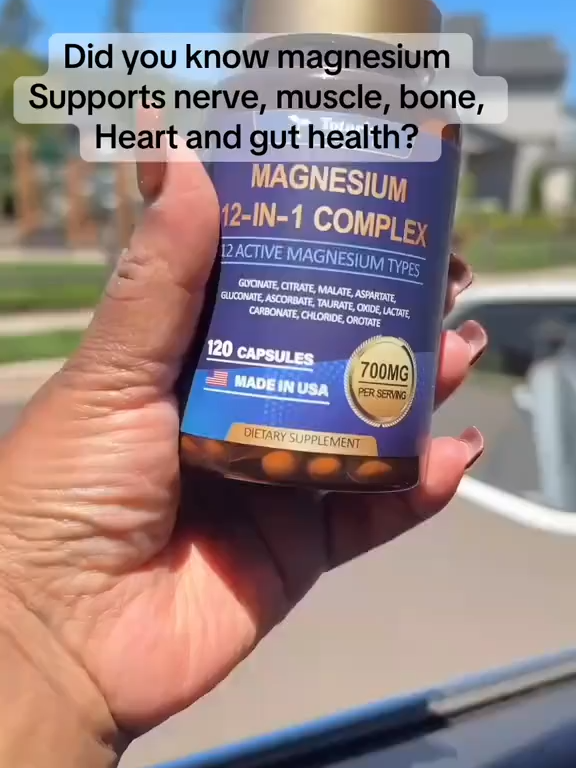 😴 Wake up and take control!  Say goodbye to morning fatigue with our expertly crafted 12-in-1 Magnesium Complex Capsules, designed to boost energy, heart❤health, improve sleep quality, and more benefits. Unlock a day of vitality now!