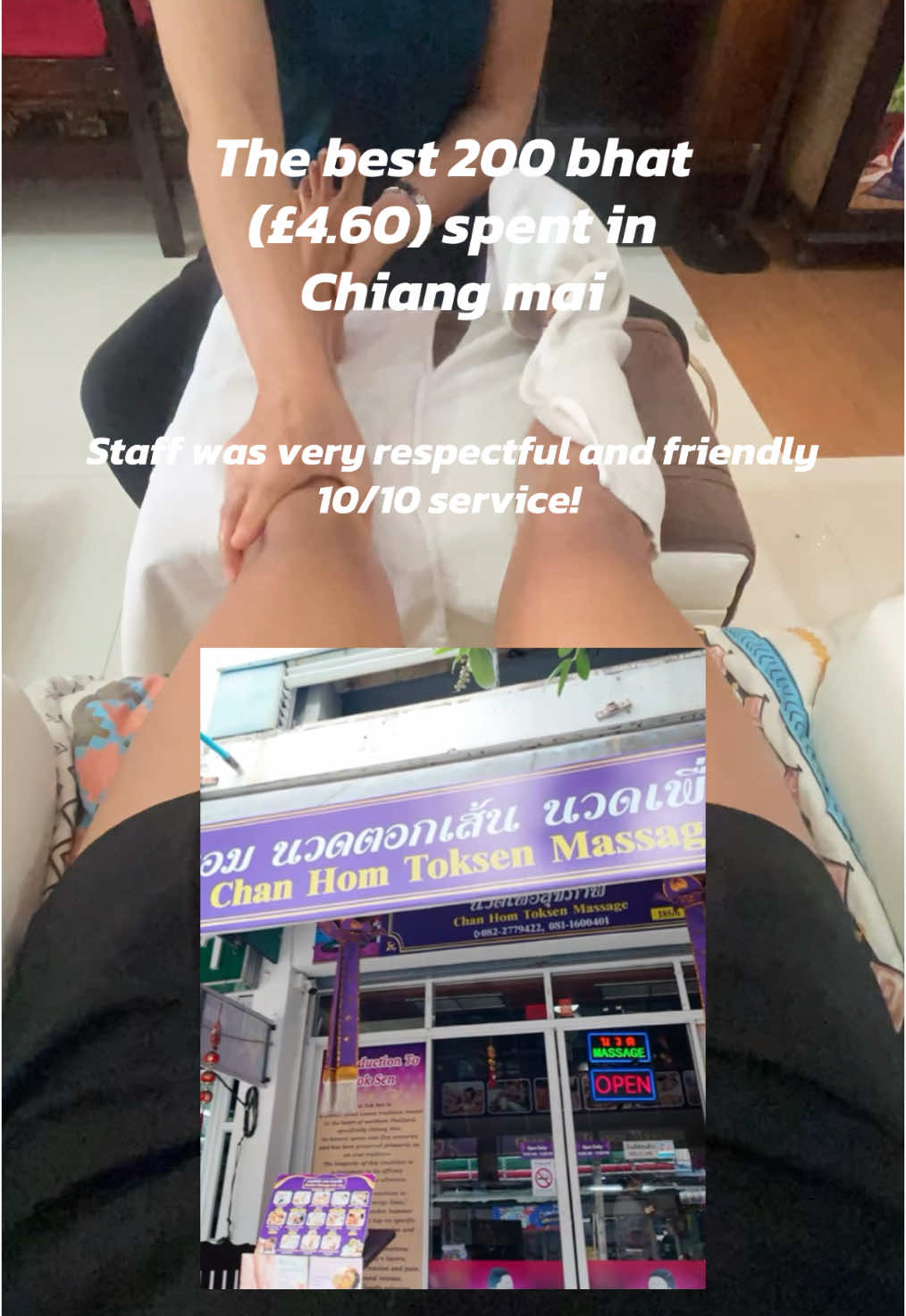When in thailand a foot massage is a MUST, and cannot be missed! Team foot massage  #chiangmai #news #thailand #monsoonseason #footmassage #visitthailand #visitthailand #2025holiday #news #money #typhoon #hollywoodgamenightthailand 