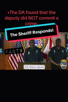 The Sheriff Responds! #police #sheriff #williammcneil #jacksonville #policeofficersoftiktok 
