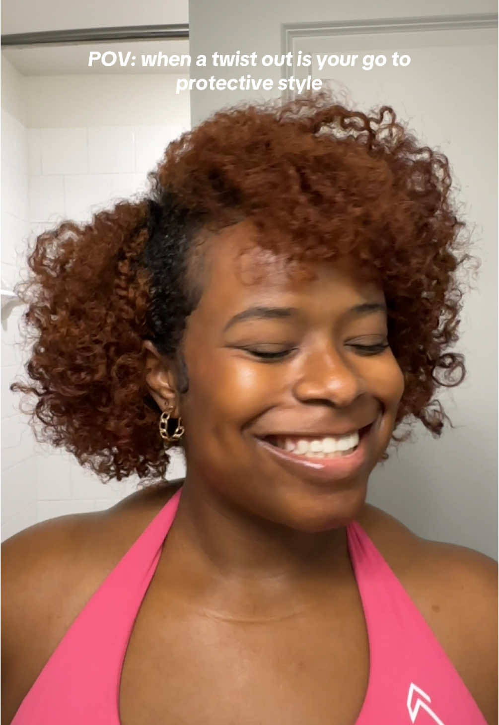 Love me a twist out for a protective style🤏🏾🤏🏾  #blackgirlhairstyles #blackhairtiktok #natrualhair #twistoutonnaturalhair #fyp 