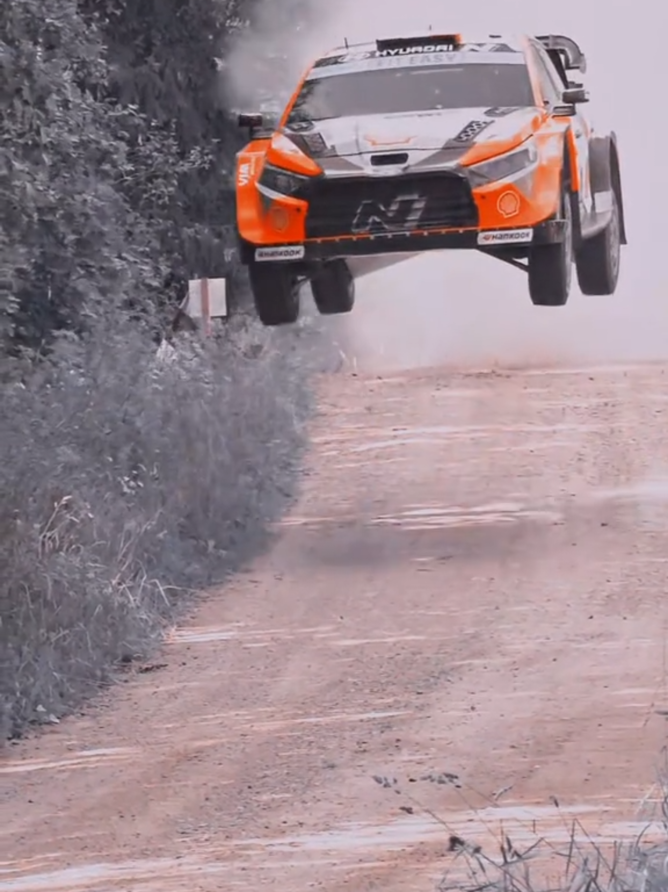 Thierry Neuville big jump 😬🔥 #hmsofficial #jump #rally #rallyholic #rallyestonia #fullthrottle #fullsend 