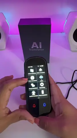 If you’d like to travel, but you don’t know the language, this is definitely essential for you to have. This AI translator literally took my breath away on how simple straightforward easy to use right out the box it is.  ##summertime##Summer##travel##travelneeds##travelessentials##aitranslation##tiktokshop##tiktokmademebuyit##tiktoksale