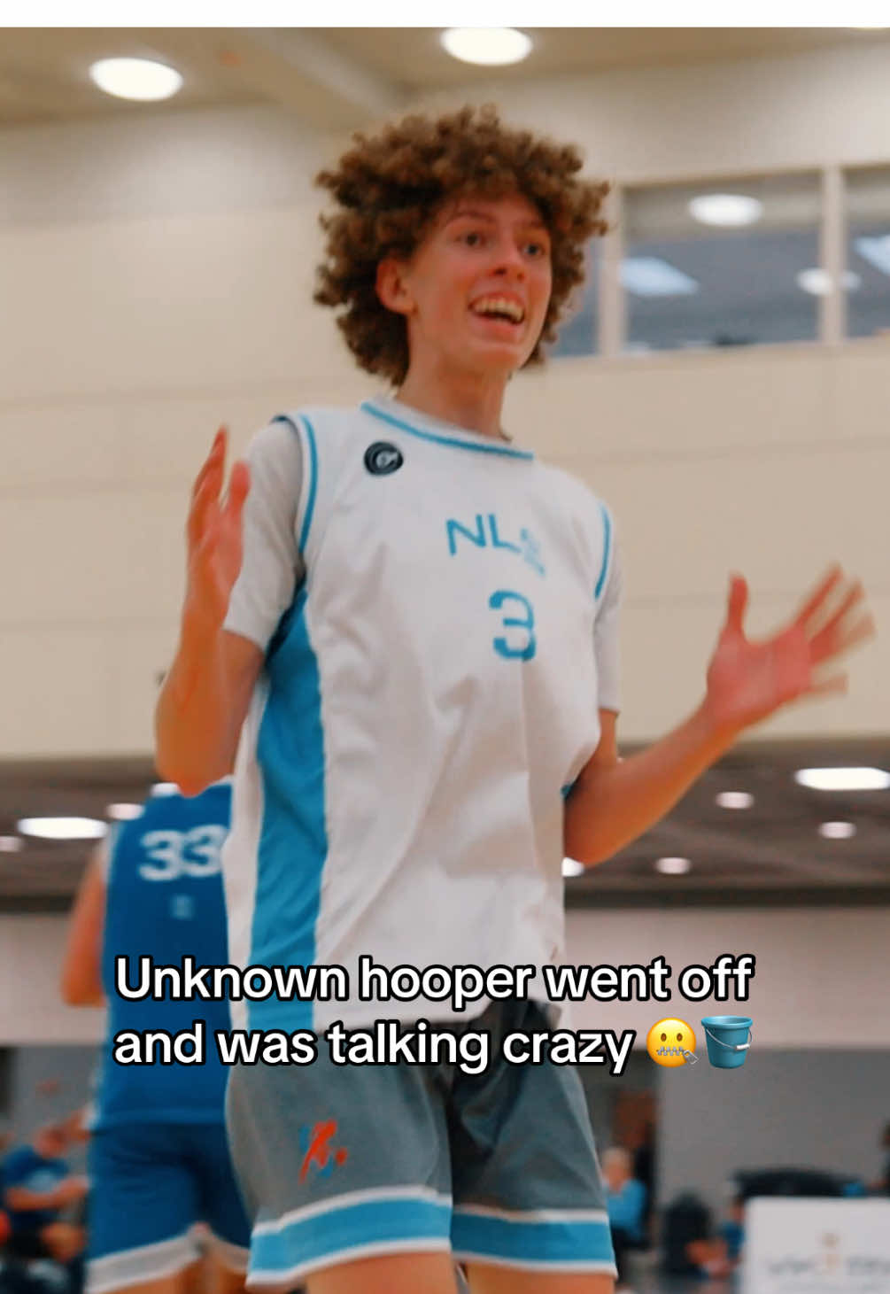 Unknown hooper Luke Bender went off in the 15U championship and was talking crazy 🤫🔥 #aau #fyp #basketball #madehoops 