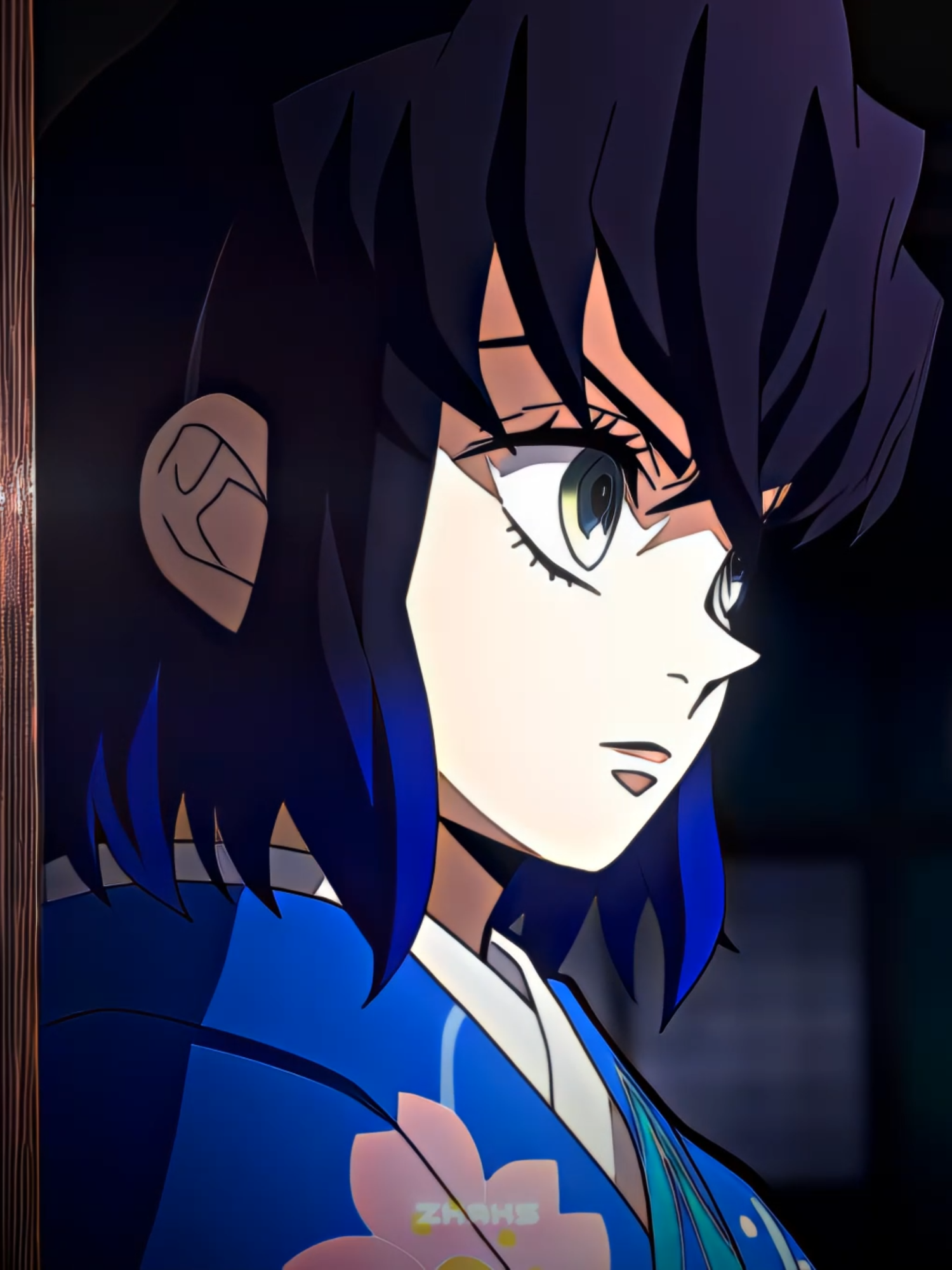 Inosuke so beauty without mask #inosuke #kny #edit #knyedit #120fps