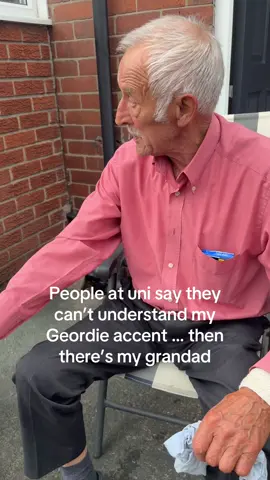 This tanned king speaks the most advanced level Geordie there is 