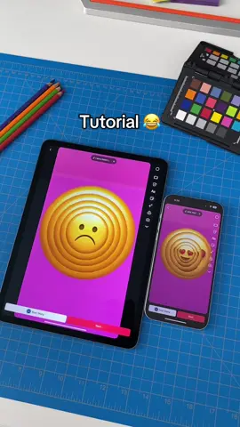 Double emoji sticker tutorial 🤫 #emoji #tutorial 