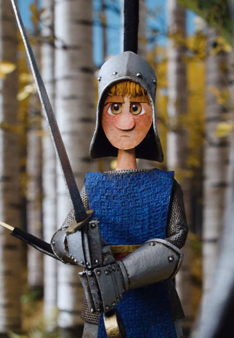 I’m making a medieval paper movie!! 