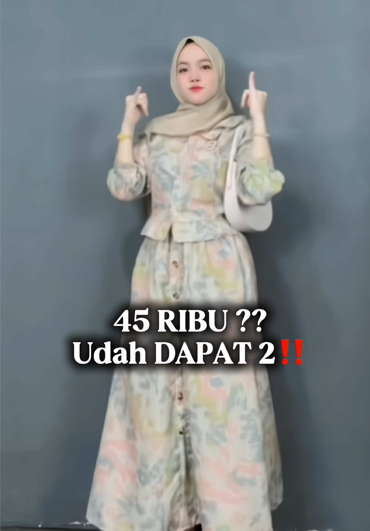 ONESETNYA CAKEP BANGET PROMO LOUNCING CUMA 45 RIBU😭😭‼️ #oneset #onesetmurah 