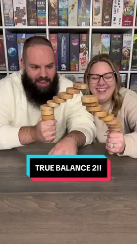 Could You Do It Faster?! Play True Balance With Us! #boardgames #GameNight #couple #fun 