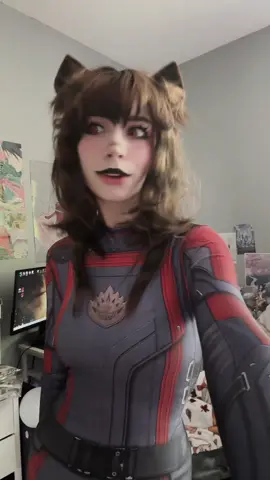 Starting the dancing arc with a very simple one #rocketraccoon #cosplay #marvelrivals 