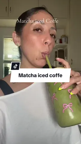 El mejor matcha iced coffe ordena el tuyo #matcha 