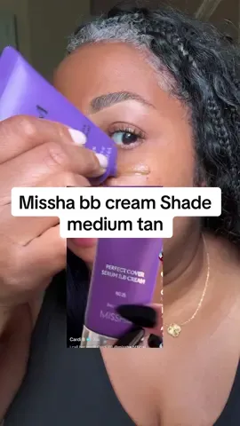 This is a bb cream that looks like a skin tint foundation but feels like skincare! I have the shade medium tan! #misshabbcream #bbcream #skintint #skincare #tintedmoisturizer #cardibskincare #tiktokshopcreatorpicks 