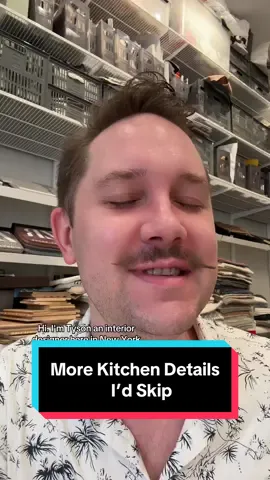 you do you, but, personally I’d pass on these. Especially 4. #interiordesign #interiordesigner #nyc #kitchendesign #interiordesigntips 