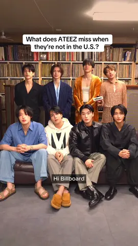 Wait till the end ❤️ and we miss @ATEEZ_Official, Seonghwa! The group shares the foods they miss most when they’re not in the U.S.. @빌보드코리아  #interview #atiny #FoodTok #kpop 
