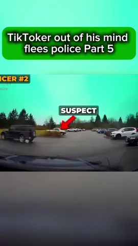 TikToker out of his mind flees police | Part 5 #fyp #cops #police #bodycam #viralbodycam #shocking #viral #schizophrenic #crazy