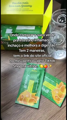 Intestino inflamado e inchaço = suco verde🤌🍊🍋✨️🫶 #sucoverde #greemy #intestino #inchaço #fyp 