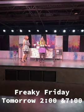 We want to see you at the TAK Music Venue for JUSY ONE DAY… I mean show! Get your tickets today! #freakyfriday #musicaltheater 