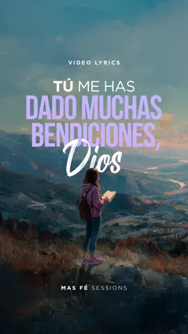 Aunque no todo ha sido fácil, el cielo nunca dejó de llover bendiciones. Escucha “Tú me has dado muchas bendiciones” en el Más Fe Sessions y recuerda todo lo bueno que Dios ha hecho en tu vida. #masfe #masfesessions #musicacristiana 