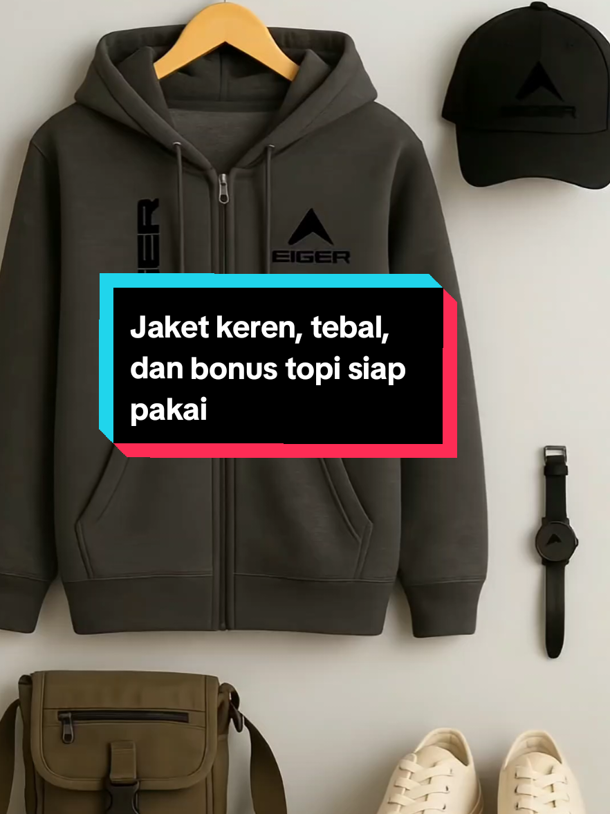 Rekomendasi Jaket keren, tebal, dan bonus topi siap pakai! #HoodieKerenMurah  #OutfitAnakNongkrong  #RekomendasiOOTDPria  #FYPStyleCowok  #tiktokaffiliateid 