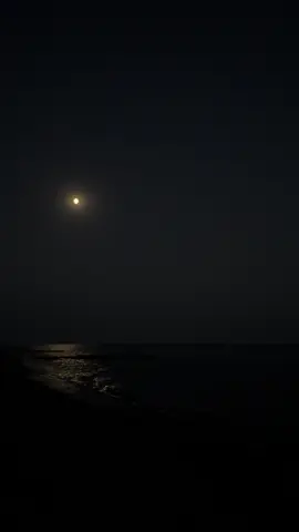 #sea #night #moon #fyp 🌌