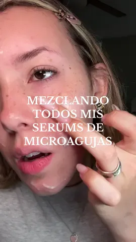 mezclando todos mis serums de microagujas 🫣🫠✨ #makeupreview #makeuphacks #makeupchallenge #koreanskincare #kbeauty 