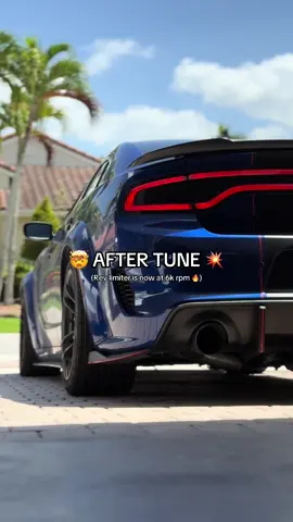 This is your sign to tune your scat!!! 🏎️💥💨 Let me know in the comments if you need any more info I got the best tuner in south Florida 🔥🙂‍↕️ #tune #carsoftiktok #v8sound #rev #beforeandafter #scatpack #hemi #mopar #carsounds #v8sound #hptuners 