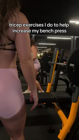 anything to increase my bench #gym #GymTok #gymrat #gymgirl #benchpress #push