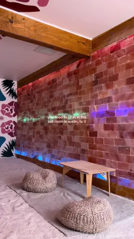 officially a fan of the @Austin Salt Room — a salt room located in austin, tx 🧂 salt therapy helps with inflammation in the body, respiratory health, boosts your immune system, calms your nervous system + can help with skin conditions. I looooved relaxing in here + can’t wait to go every week! — 2215 south first street #austintx #austin #atx #thingstodoinaustin #austintexas 