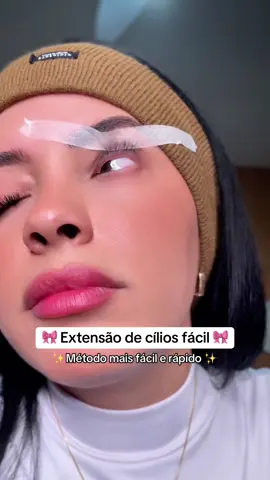 🎀 Extensão de cílios caseira muito fácil 🎀