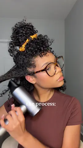 long process but i loveeee it  #washandgo #washandgoroutine #bouncecurlbrush #3chair #4ahair #fypage 