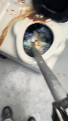 #Cleaning #satisfying #portapotty #limpieza #usa🇺🇸 Cleaning a portatty 