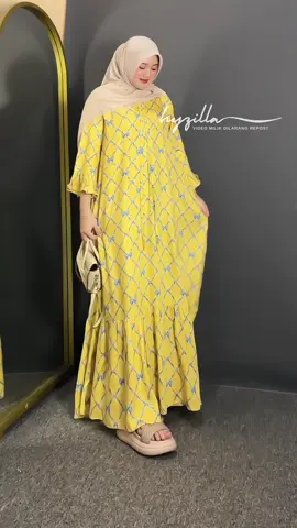 LUCUU bgtt 💛🩵 #gamiskekinian #dresskekinian 
