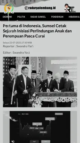 Penandatanganan Kesepakatan Bersama antara Pemerintah Pemprov Sumsel dengab Pengadilan Tinggi Agama Palembang tentang Sinegritas Penguatan Kapasitas dan Sinkronasi Koordinasi dalam Pencegahan Perkawinan Anak, Hak Asuh Anak dan Hak Perempuan Setelah Perceraian #fyp #beranda #dpdri #dpdrisumsel #hermanderu 