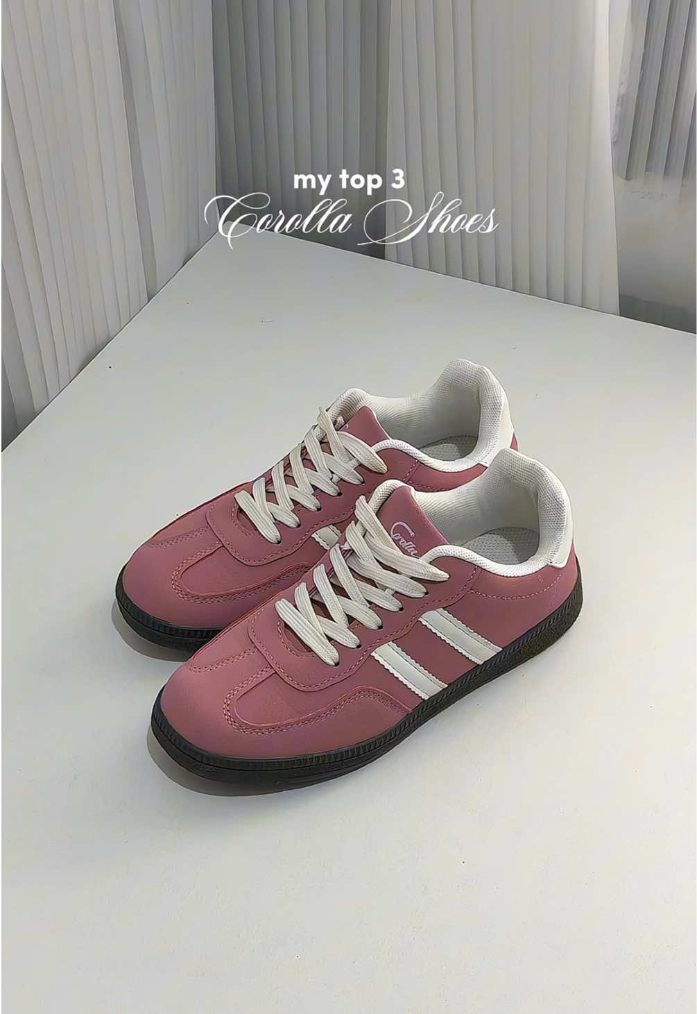 My top 3 shoe rotation from @Corolla shoes 💕 👟 #corolla #shoes #comfyshoes #pinkshoes 