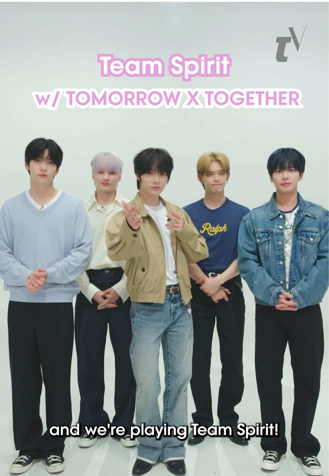 In honor of #TheStarChapter, we had #TXT play #TeamSpirit with us. Drop your favorite song and your bias in the comments 🏁  #tomorrow_x_together #soobin #yeonjun #beomgyu #taehyun #hueningkai  