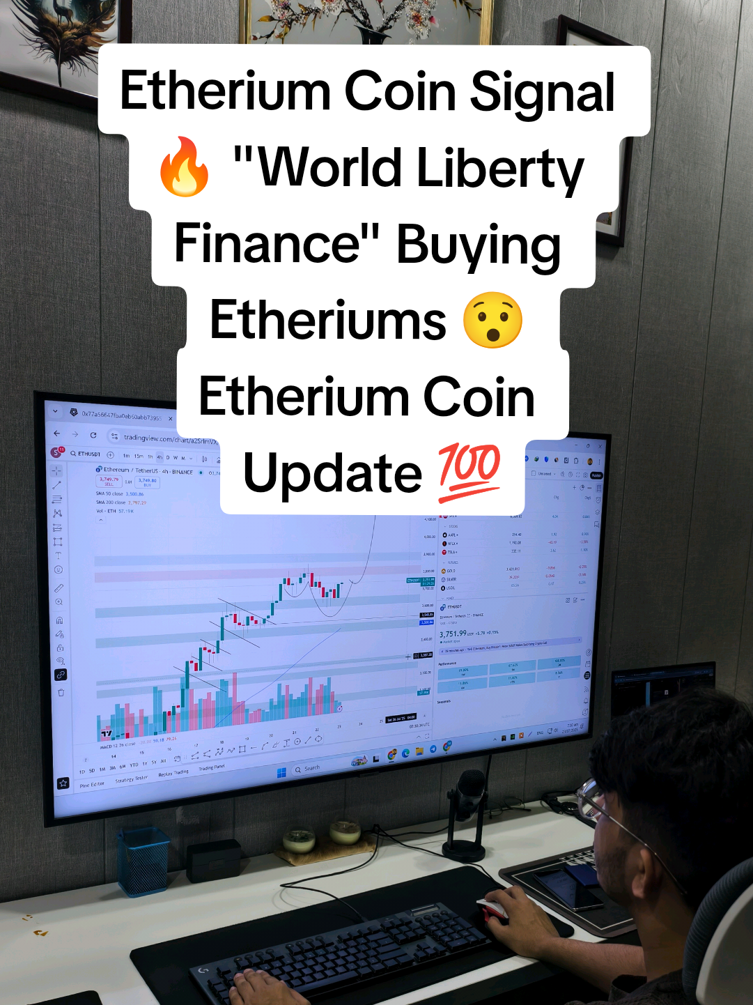 Etherium Coin Signal 🔥 Big Trump Team Buying Eth's 😯 Etherium Coin Update & Price Prediction 😎 #fyppage #fyp #foryou #motivation #crypto #forex #bitcoin #btc #eth #stocks #trending #Love 
