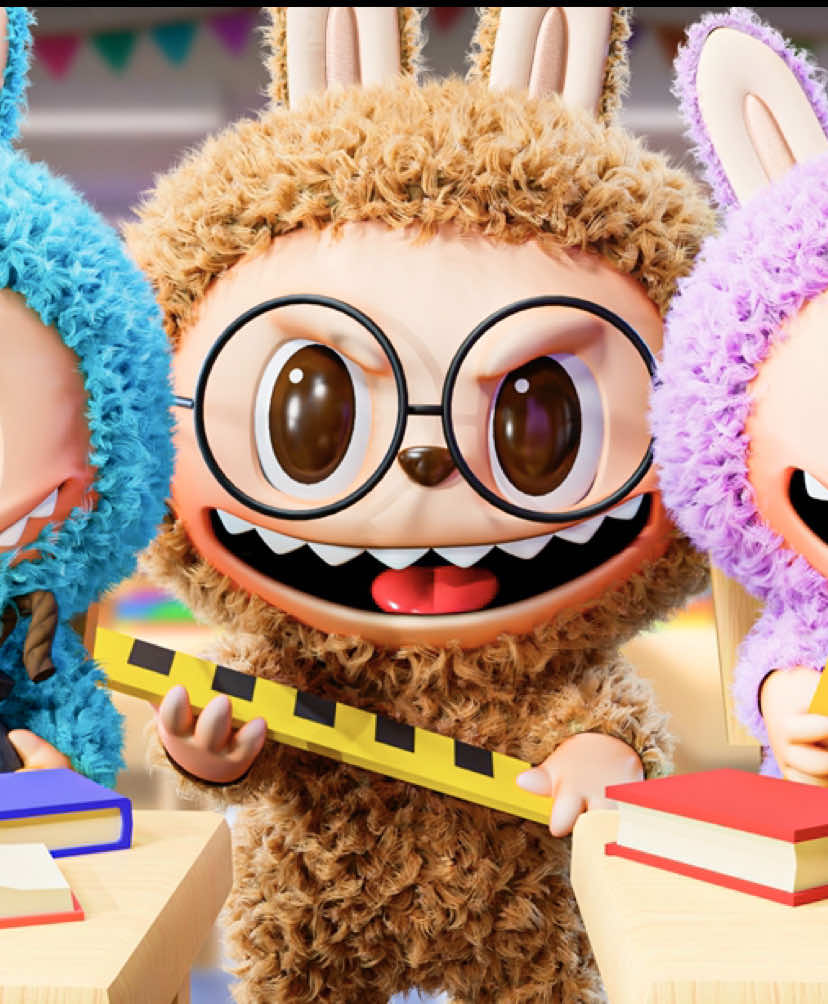 LABUBUS GOES TO SCHOOL! 👿😧😂#fyp #labubu #labubuthemonsters #memestiktok #animation 