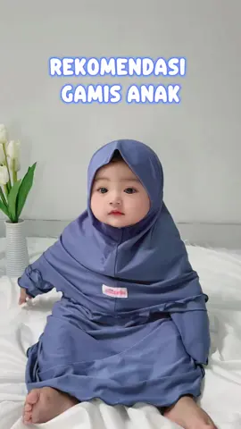 Bosen gamis polos warnanya itu itu aja? Warna Denim ini wajib bunda cobain karna warnanya bikin fresh🦋🤍✨ #gamisanak #gamispolos #gamisbaby #gamisbayi #gamisbalita #littlepastella #fypシ #fyp 