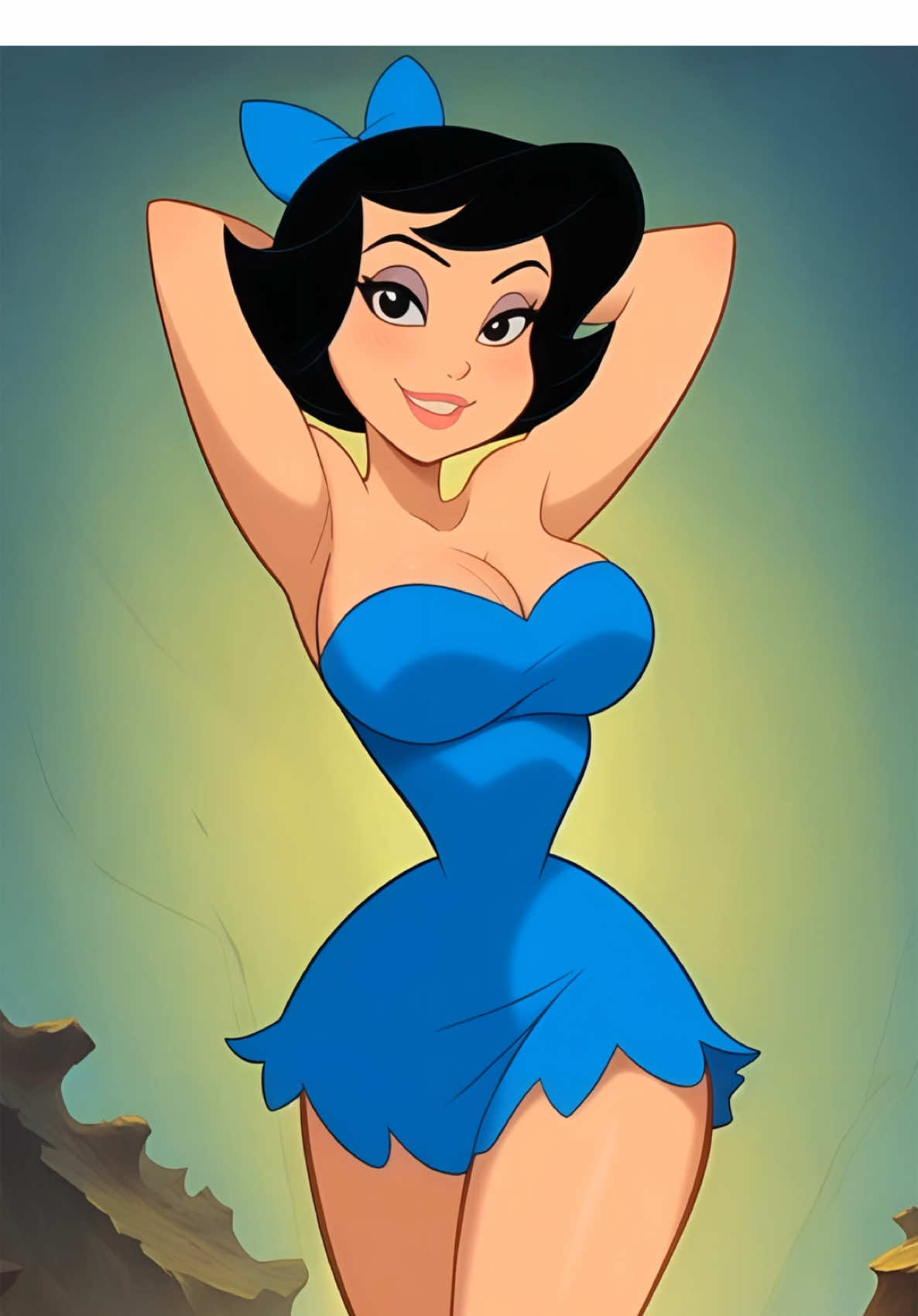 Betty Rubble dance Lessons #flintstones #bettyrubble #fyp #tiktokdance #dance #aicharacter 