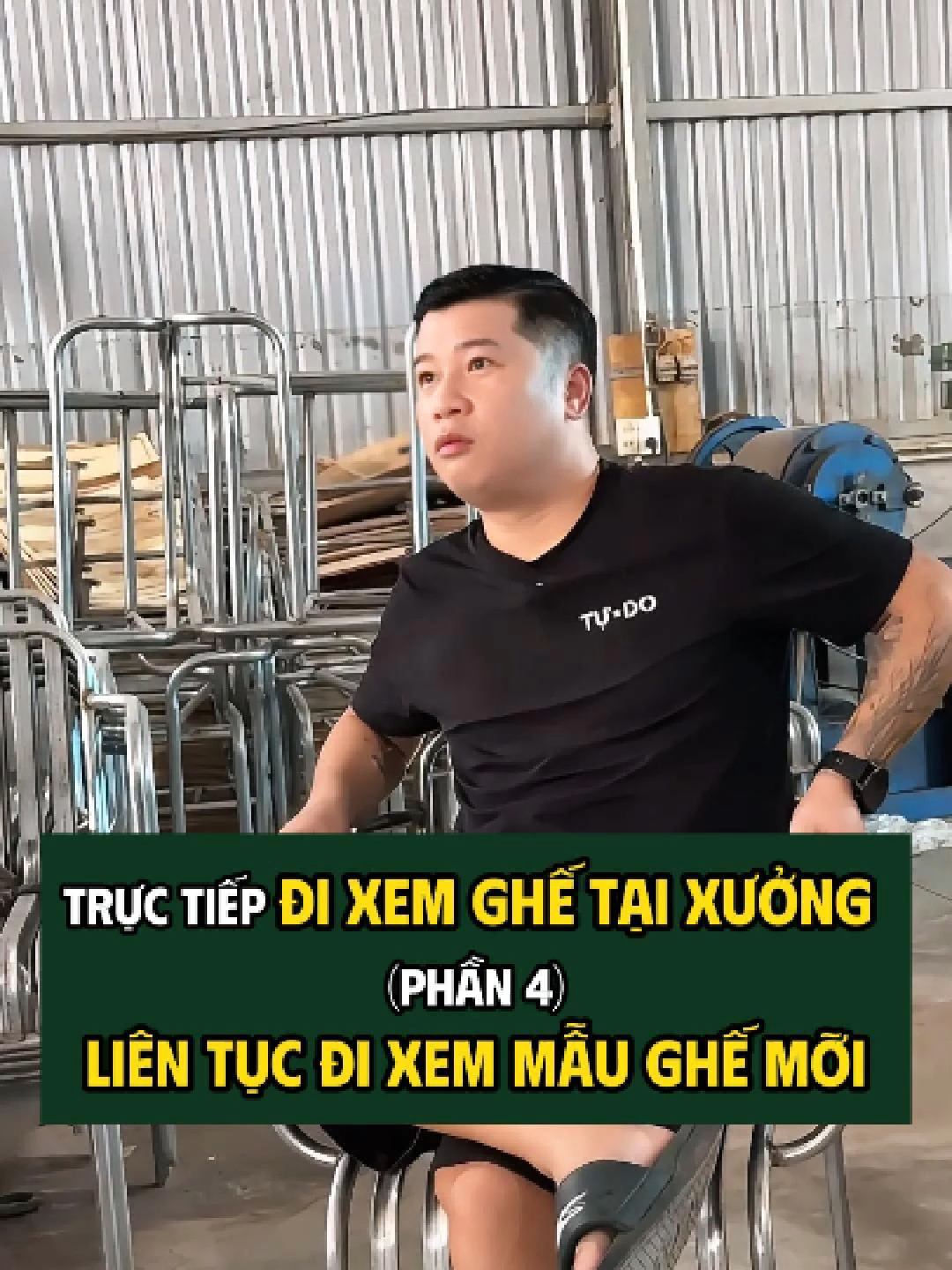 Trực tiếp đi xem ghế tại xưởng | Phần 4 | Liên tục đi xem mẫu ghế mới #tuantudo #quannhautudo #vtmgr #LearnOnTikTok