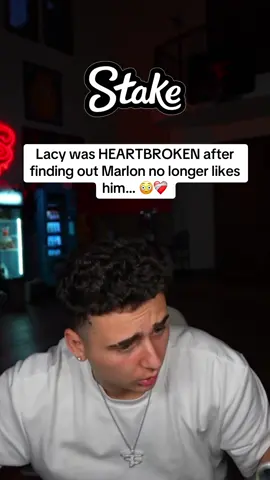 Lacy was HEARTBROKEN after  finding out Marlon no longer likes  him… 😳❤️‍🩹#lacy #marlon #twitch 