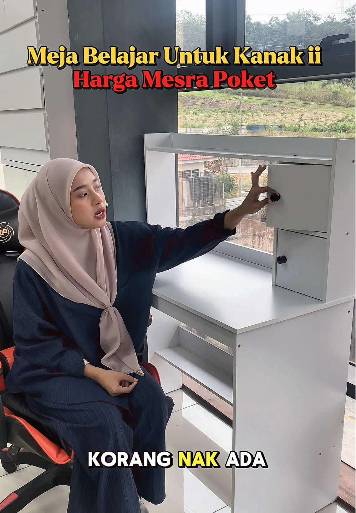 Bawah RM150 ja korang meja belajar ni. Cantik sangat, ada dua pilihan warna berbaloi sangat beli untuk anak ii 😍 #mejabelajar #mejabelajarmurah #mejastudy #mejaanak #mejamurah 