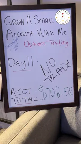 Grow a small stock options account with me. Day 11. #stockmarket #fyp #optionstrader #daytrader #stocktrader #profit 