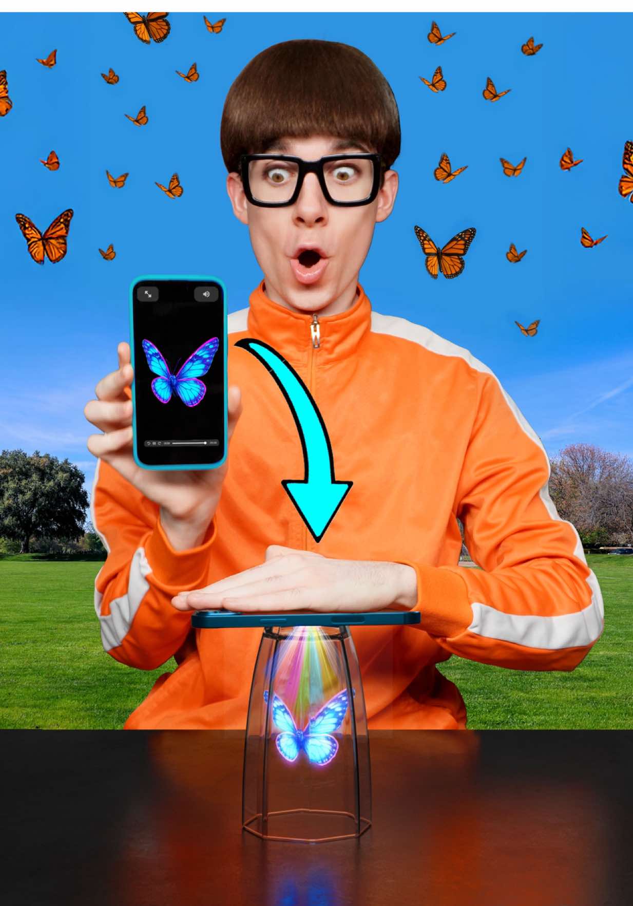 Homemade hologram