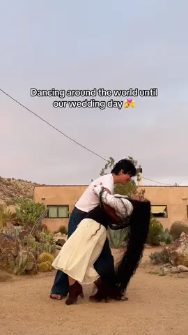 Replying to @Jess we can’t wait to finish this video with our first kiss as husband and wife 😍 #dancetrend #viralcouple 