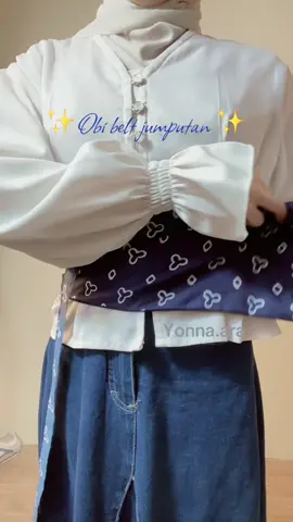 Saya menyukainya .                         #obibelt #ootdfashion #ootdkonsanganhijab#obibeltbatik #viralvideo 
