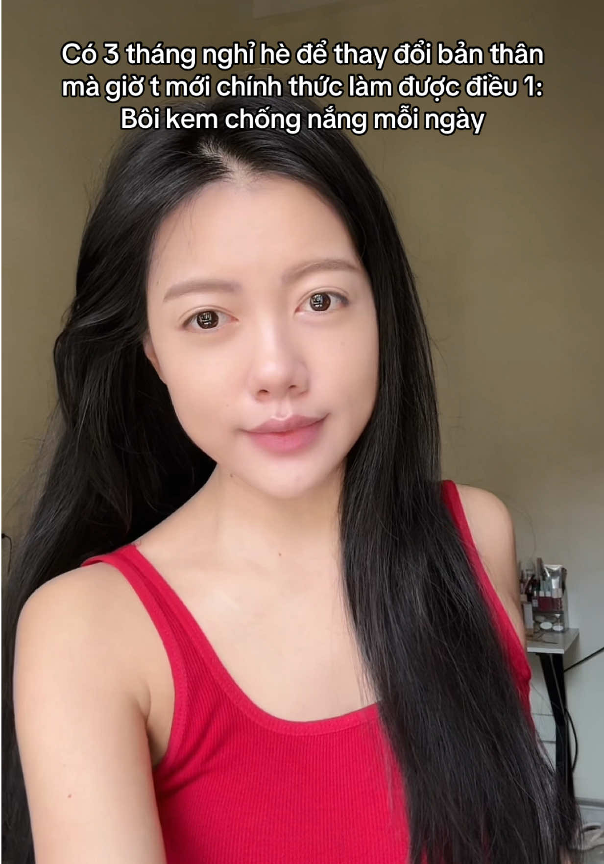 Bảo vệ da trước, dưỡng trắng da sau🫣Cũng gọi là có tí thay đổi bản thân trong hè🤓#fyp #xh #tips #skincare #kemchongnang #thaydoibanthan #reviewlamdep 