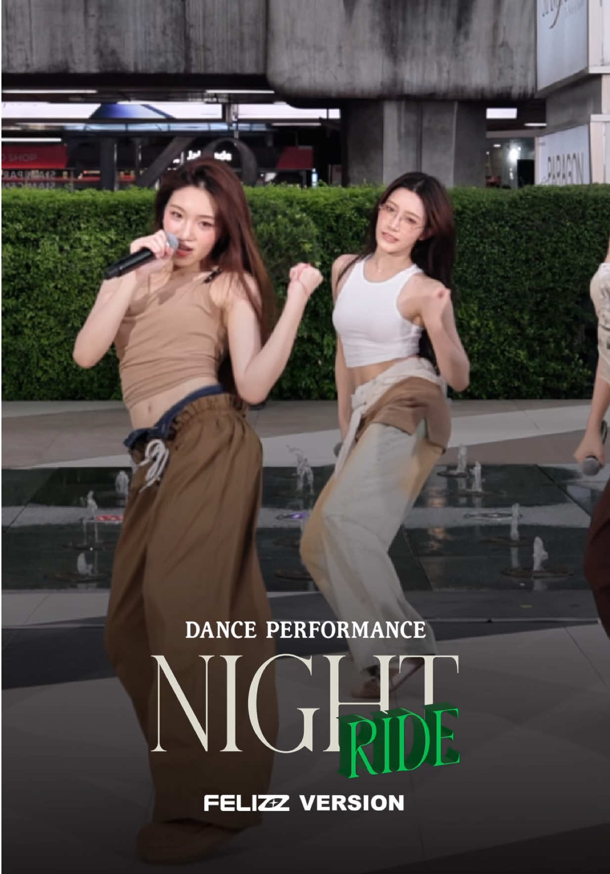 OUT NOW! ดึกมากแล้ว (NIGHT RIDE) - FELIZZ VERSION 🐱🧡 Dance Performance at Parc Paragon Original by WIN METAWIN ft. Badmixy  📍 YouTube : FELIZZ #FELIZZ #RISERMUSIC
